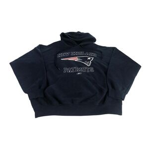 New‎ England Patriots NFL Football Hoodie Sweatshirt Men's Size Medium Navy Blue